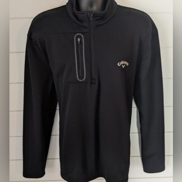 Callaway Other - Callaway Golf-Mens Pullover Performance Sweatshirt-1/4 Zip Mock, XXL Black